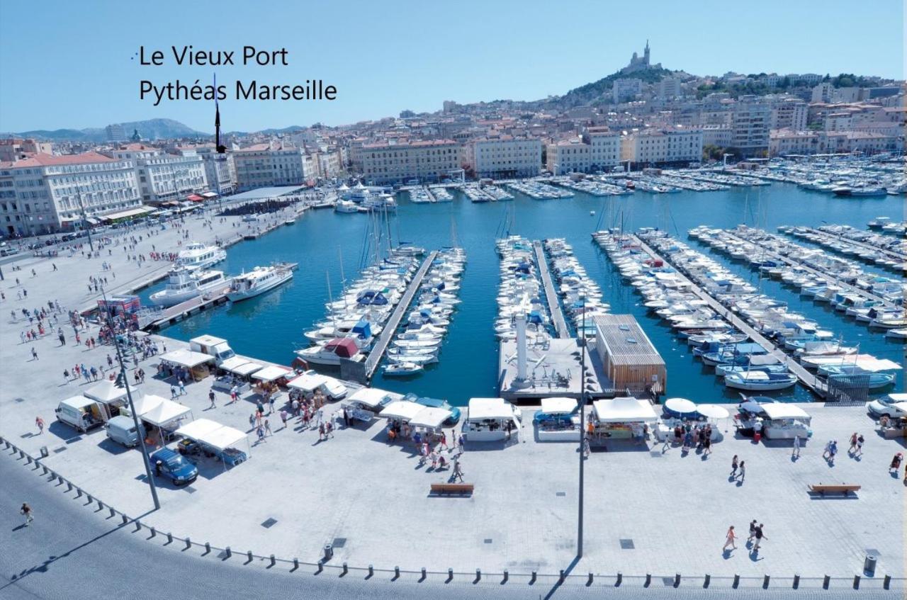 Le Pytheas Vieux Port Marseille Lägenhet Exteriör bild